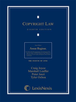 cover image of Copyright Law